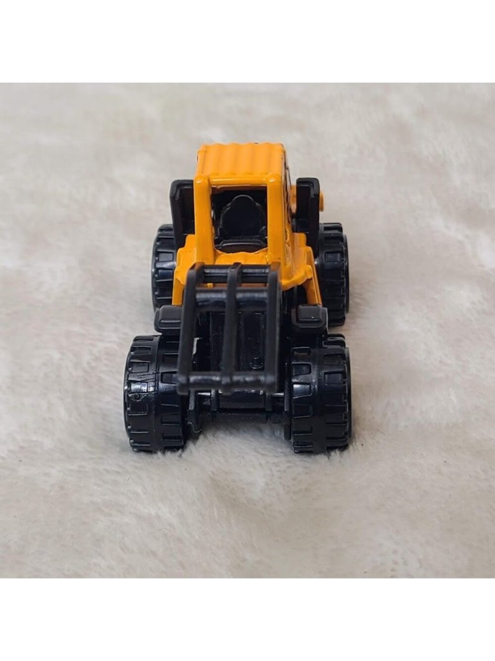 Mini Wheel Loader Forklift Toy Truck Engineering Metal Diecast 1:87 Loose - Picture 6 of 8